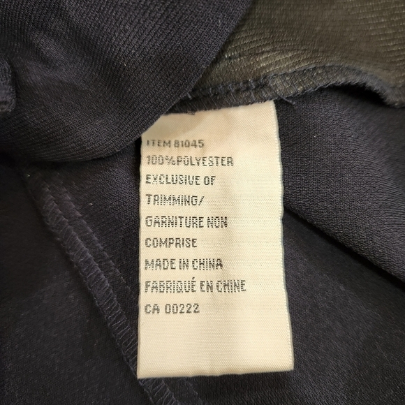 Vintage Tradition Petite Shirt and Skirt Combination Black Grey Floral Size 8P - Picture 6 of 16